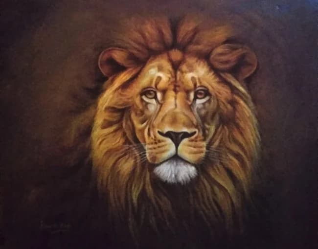 Majestic Lion Portrait
