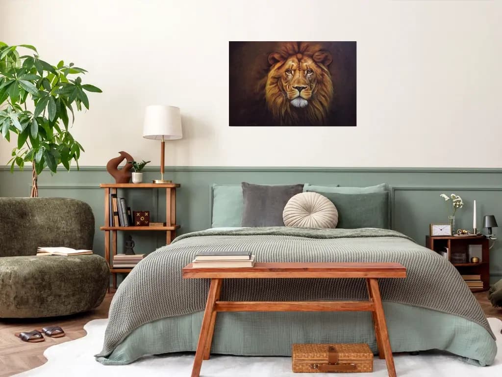 Majestic Lion Portrait - Image 3